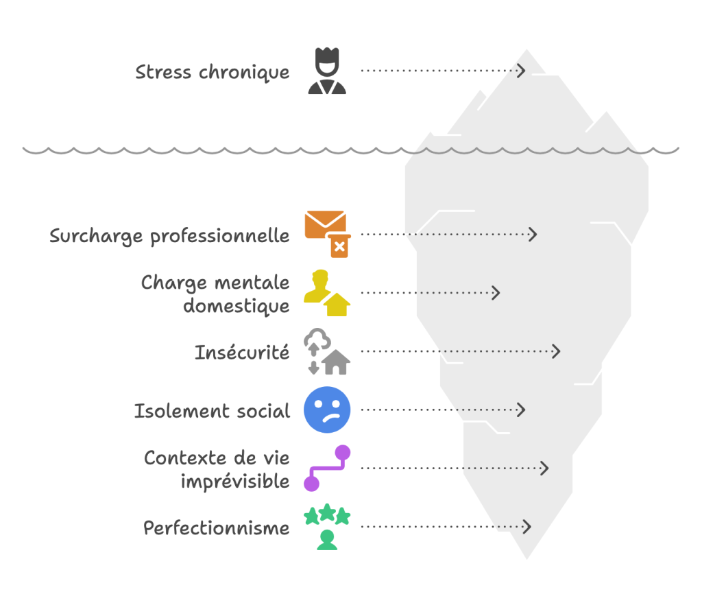 Les 5 causes principales du stress chronique